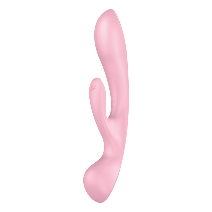 2 в 1: вібратор-кролик + масажер Triple Oh колір: рожевий Satisfyer (Німеччина)