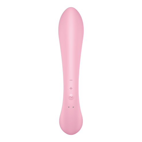 2 в 1: вібратор-кролик + масажер Triple Oh колір: рожевий Satisfyer (Німеччина)