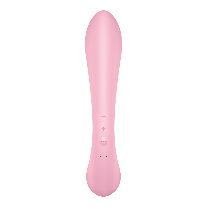 2 в 1: вібратор-кролик + масажер Triple Oh колір: рожевий Satisfyer (Німеччина)