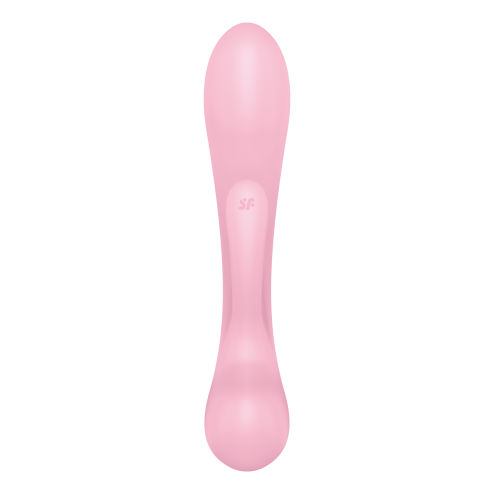 2 в 1: вібратор-кролик + масажер Triple Oh колір: рожевий Satisfyer (Німеччина)