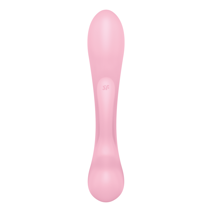 2 в 1: вібратор-кролик + масажер Triple Oh колір: рожевий Satisfyer (Німеччина)