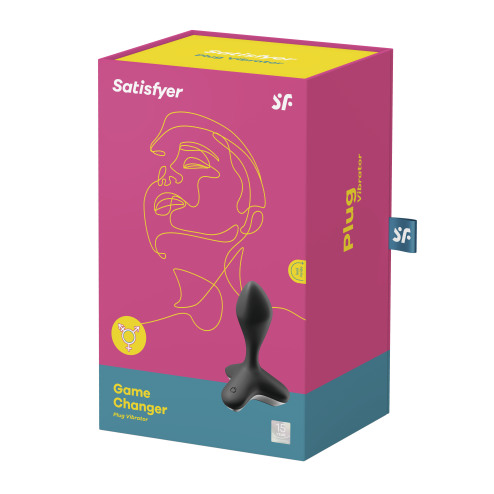Анальна пробка з вібрацією Game Changer колір: чорний Satisfyer (Німеччина)