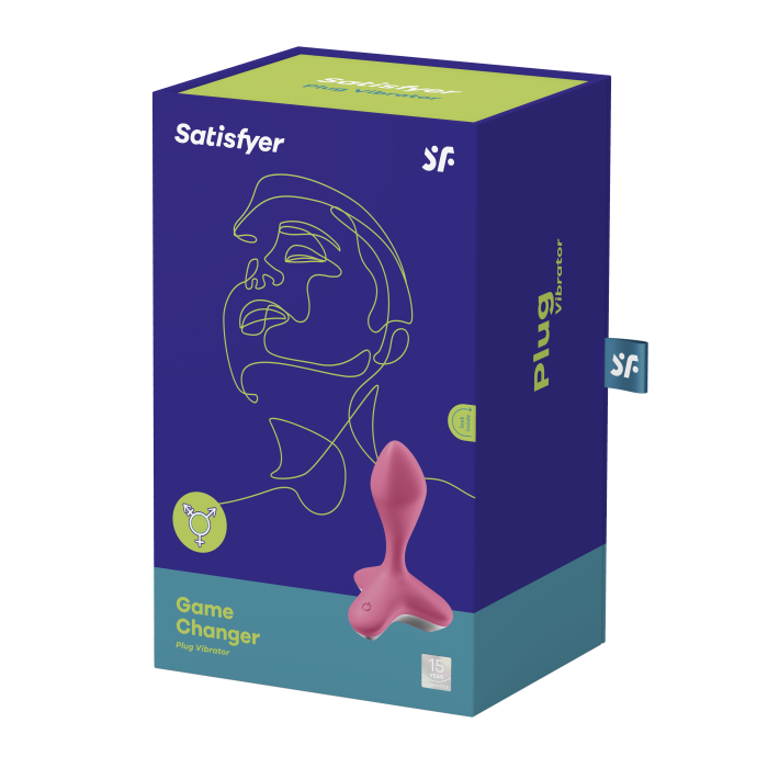 Анальна пробка з вібрацією Game Changer колір: рожевий Satisfyer (Німеччина)