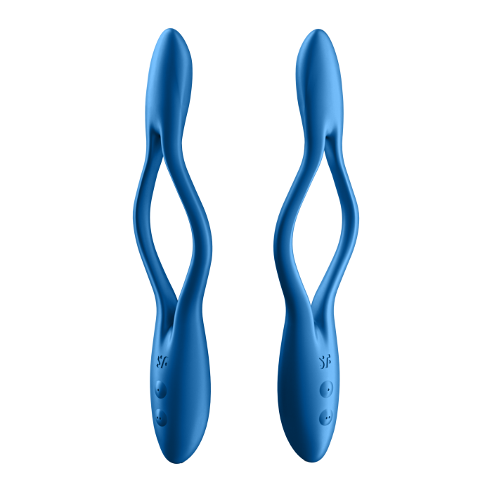 Універсальний гнучкий вібратор для пар Elastic Game колір: темно-синій Satisfyer (Німеччина)