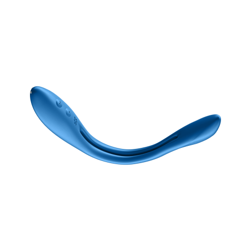 Універсальний гнучкий вібратор для пар Elastic Game колір: темно-синій Satisfyer (Німеччина)