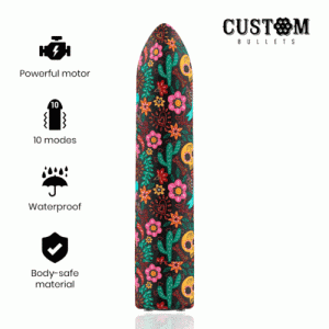 Потужна віброкуля Skull Custom Bullets (Іспанія)