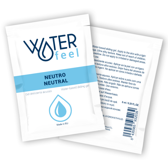 САШЕТ Лубрикант на водній основі  Neutral water-based sliding gel, 6 мл  Waterfeel (Іспанія)