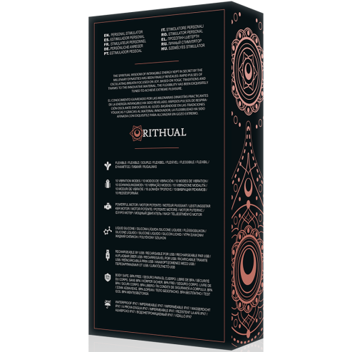 Вібратор для точки G Kriya, колір: чорний Rithual (Іспанія)