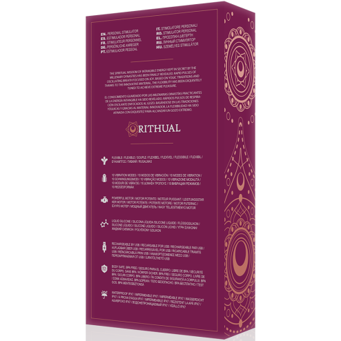 Вібратор для точки G Kriya, колір: рожевий Rithual (Іспанія)
