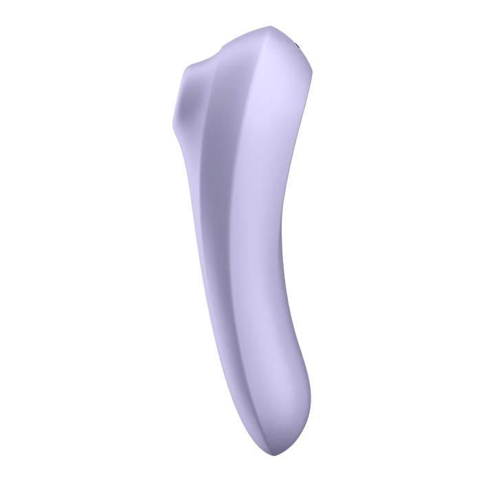 Смарт вакуумний стимулятор + вібратор Dual Pleasure, двосторонній колір: ліловий Satisfyer (Німеччина)