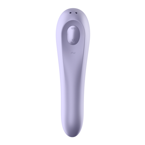 Смарт вакуумний стимулятор + вібратор Dual Pleasure, двосторонній колір: ліловий Satisfyer (Німеччина)
