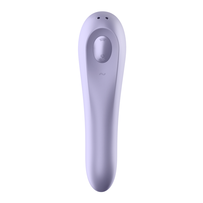 Смарт вакуумний стимулятор + вібратор Dual Pleasure, двосторонній колір: ліловий Satisfyer (Німеччина)