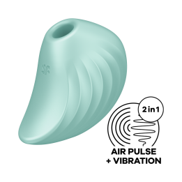 Вакуумний стимулятор клітора  Pearl Diver колір: м'ятний Satisfyer (Німеччина)
