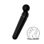 Вібромасажер Planet Wand-er колір: чорний Satisfyer (Німеччина)