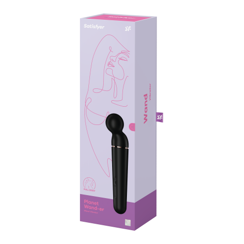 Вібромасажер Planet Wand-er колір: чорний Satisfyer (Німеччина)