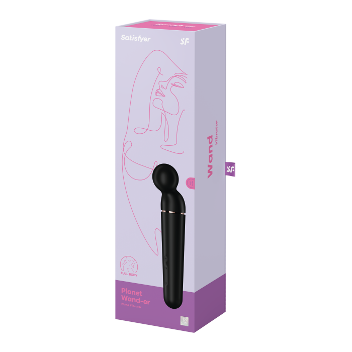 Вібромасажер Planet Wand-er колір: чорний Satisfyer (Німеччина)