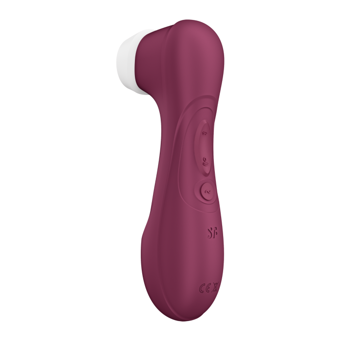 Вакуумний стимулятор клітора з вібрацією та Liquid Air Pro 2 Generation 3  колір: бордовий Satisfyer (Німеччина)