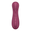 Вакуумний стимулятор клітора з вібрацією та Liquid Air Pro 2 Generation 3  колір: бордовий Satisfyer (Німеччина)