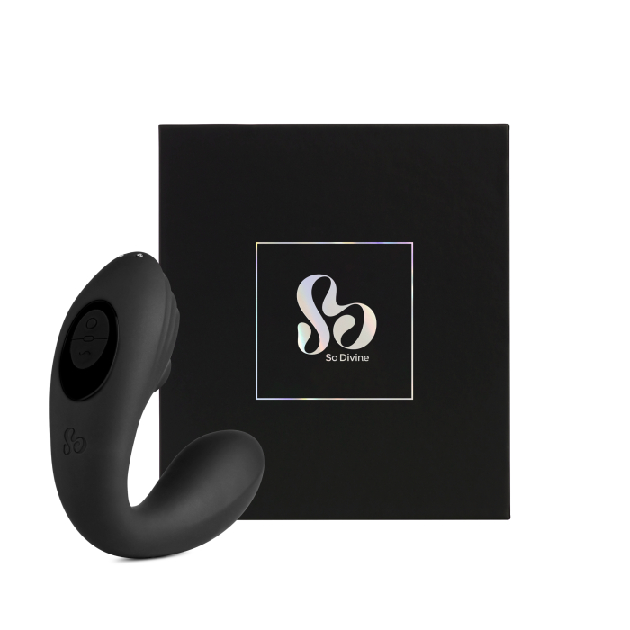 Вакуумний вібратор  Pearl Vibe 2 в 1, колір: чорний So Divine (Велика Британія)