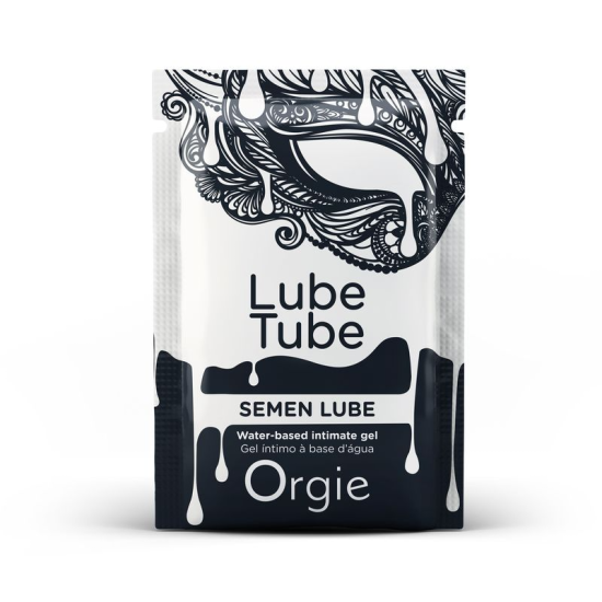 САШЕТ Лубрикант на водній основі з текстурою сперми SEMEN LUBE intimate gel, 2 мл  Orgie (Бразилія-Португалія)