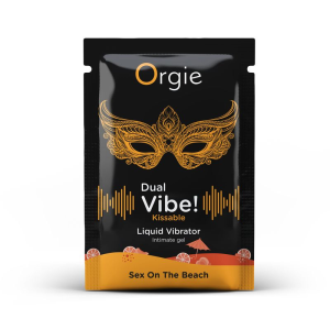 САШЕТ Рідкий вібратор DUAL VIBE коктейль Секс на пляжі, 1 мл Orgie (Бразилія-Португалія)