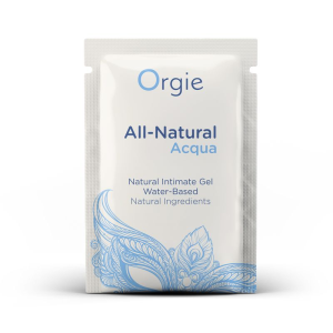 САШЕТ Лубрикант на водній основі  гладенький і шовковистий ALL-NATURAL Acqua, 2 мл Orgie (Бразилія-Португалія)