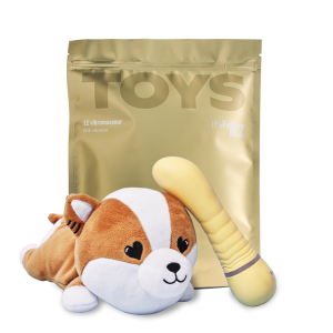 Вібратор для точки G TOYS + кейс-песик шіба-іну Friday Bae (Франція)