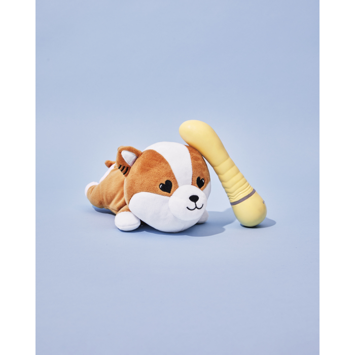Вібратор для точки G TOYS + кейс-песик шіба-іну Friday Bae (Франція)