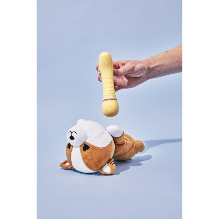 Вібратор для точки G TOYS + кейс-песик шіба-іну Friday Bae (Франція)