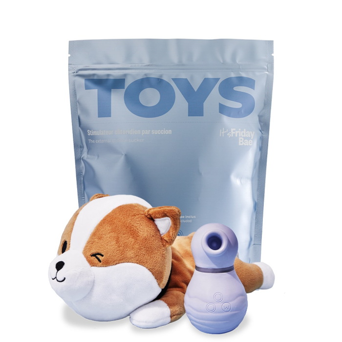 Вакуумний стимулятор для клітора TOYS + кейс-песик шіба-іну Friday Bae (Франція) Вакуумний стимулятор для клітора TOYS + кейс-песик шіба-іну Friday Bae (Франція)