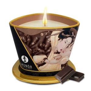 Масажна свічка Intoxicating Chocolate аромат: шоколад, 170 мл.  SHUNGA (Канада)