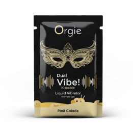 САШЕТ Рідкий вібратор DUAL VIBE коктейль Піна Колада, 1 мл Orgie (Бразилія-Португалія)