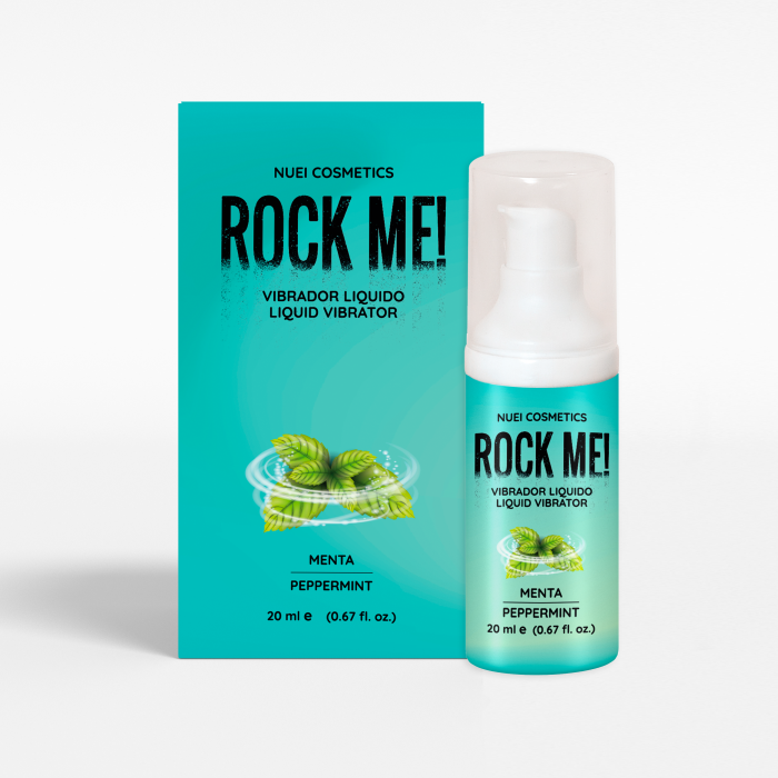Рідкий вібратор смак: м'ята ROCK ME!, 20 мл Nuei (Іспанія)
