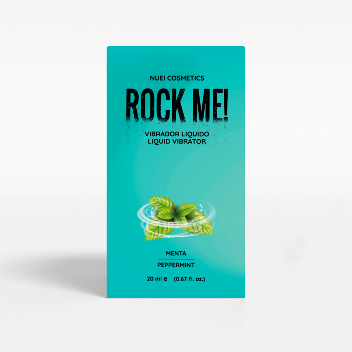 Рідкий вібратор смак: м'ята ROCK ME!, 20 мл Nuei (Іспанія)