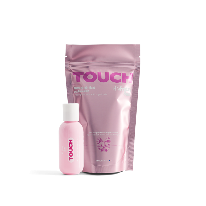 Гель для масажу-лубрикант 2 в 1 аромат: мигдаль TOUCH, 50 мл Friday Bae (Франція)