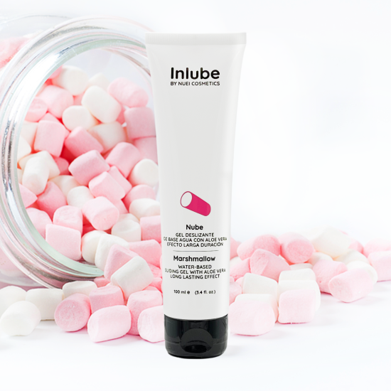 Їстівний лубрикант на водній основі  смак: маршмелоу  INLUBE, 100 мл  Nuei (Іспанія)