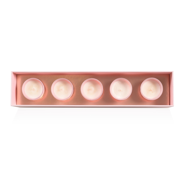 Набір масажних свічок 5 ароматів-афродизіаків Mini Massage Candles Collection, 5 х 35 г HighOnLove (Канада)