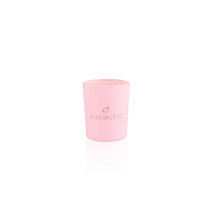 Міні масажна свічка з ароматом полуниці та шампанського Sensual Massage Candle Strawberries&Champagne, 35 г HighOnLove (Канада)