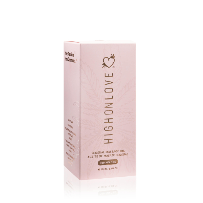 Масажна олія з CBD Sensual Massage Oil Sugar High, 100 мл  HighOnLove (Канада)