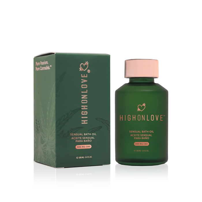 Олія для ванни з CBD Sensual Bath Oil, 100 мл HighOnLove (Канада)