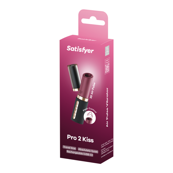 Вакуумний стимулятор клітора  Pro 2 Kiss Satisfyer (Німеччина)