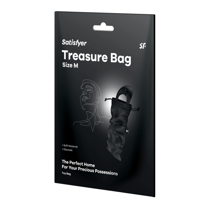Мішечок для зберігання  Treasure Bag  колір: чорний, розмір: М  Satisfyer (Німеччина)