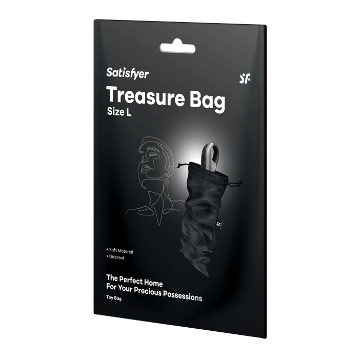 Мішечок для зберігання  Treasure Bag  колір: чорний, розмір: L  Satisfyer (Німеччина)