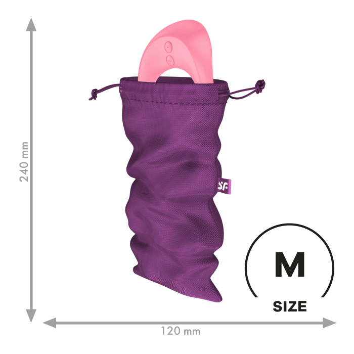 Мішечок для зберігання Treasure Bag колір: фіолетовий, розмір: М Satisfyer (Німеччина) Мішечок для зберігання Treasure Bag колір: фіолетовий, розмір: М Satisfyer (Німеччина)