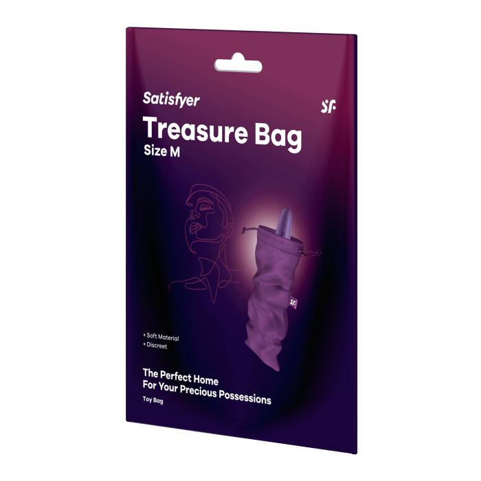 Мішечок для зберігання  Treasure Bag  колір: фіолетовий, розмір: М  Satisfyer (Німеччина)