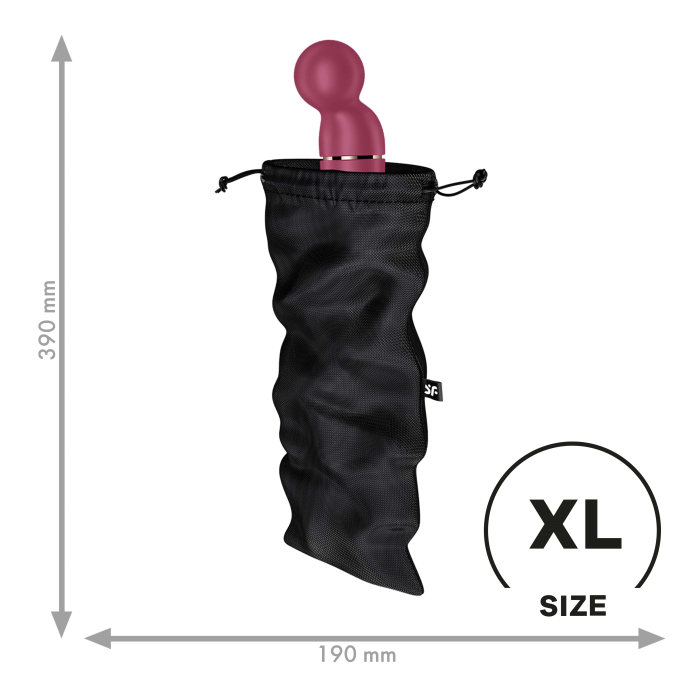 Мішечок для зберігання Treasure Bag колір: чорний, розмір: XL Satisfyer (Німеччина) Мішечок для зберігання Treasure Bag колір: чорний, розмір: XL Satisfyer (Німеччина)