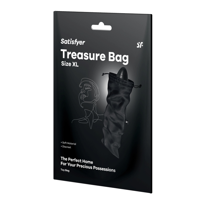 Мішечок для зберігання  Treasure Bag  колір: чорний, розмір: XL  Satisfyer (Німеччина)