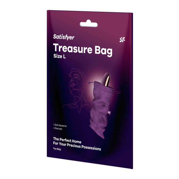 Мішечок для зберігання  Treasure Bag  колір: фіолетовий, розмір: L  Satisfyer (Німеччина)