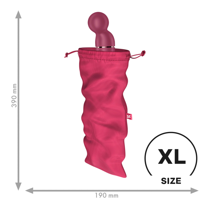 Мішечок для зберігання Treasure Bag колір: рожевий, розмір: XL Satisfyer (Німеччина) Мішечок для зберігання Treasure Bag колір: рожевий, розмір: XL Satisfyer (Німеччина)