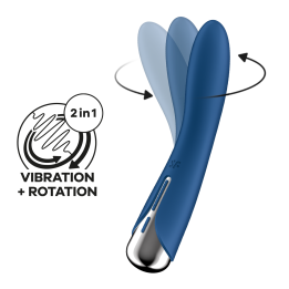 Вібратор з ротацією Spinning Vibe 1 колір: синій Satisfyer (Німеччина)